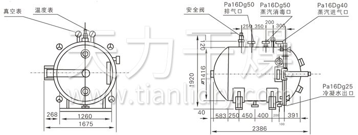 圓形靜態(tài)真空干燥機(jī)結(jié)構(gòu)示意圖 圓形靜態(tài)真空干燥機(jī)結(jié)構(gòu)示意圖